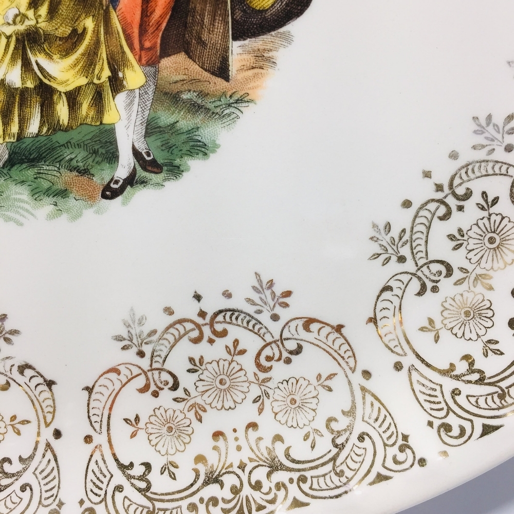 1982, platter plate served Vintage Victorian. Exc - Picture 12 of 14